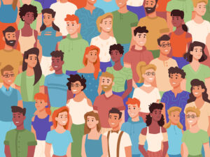 Bigstock Group Of People Of Different N 387396652