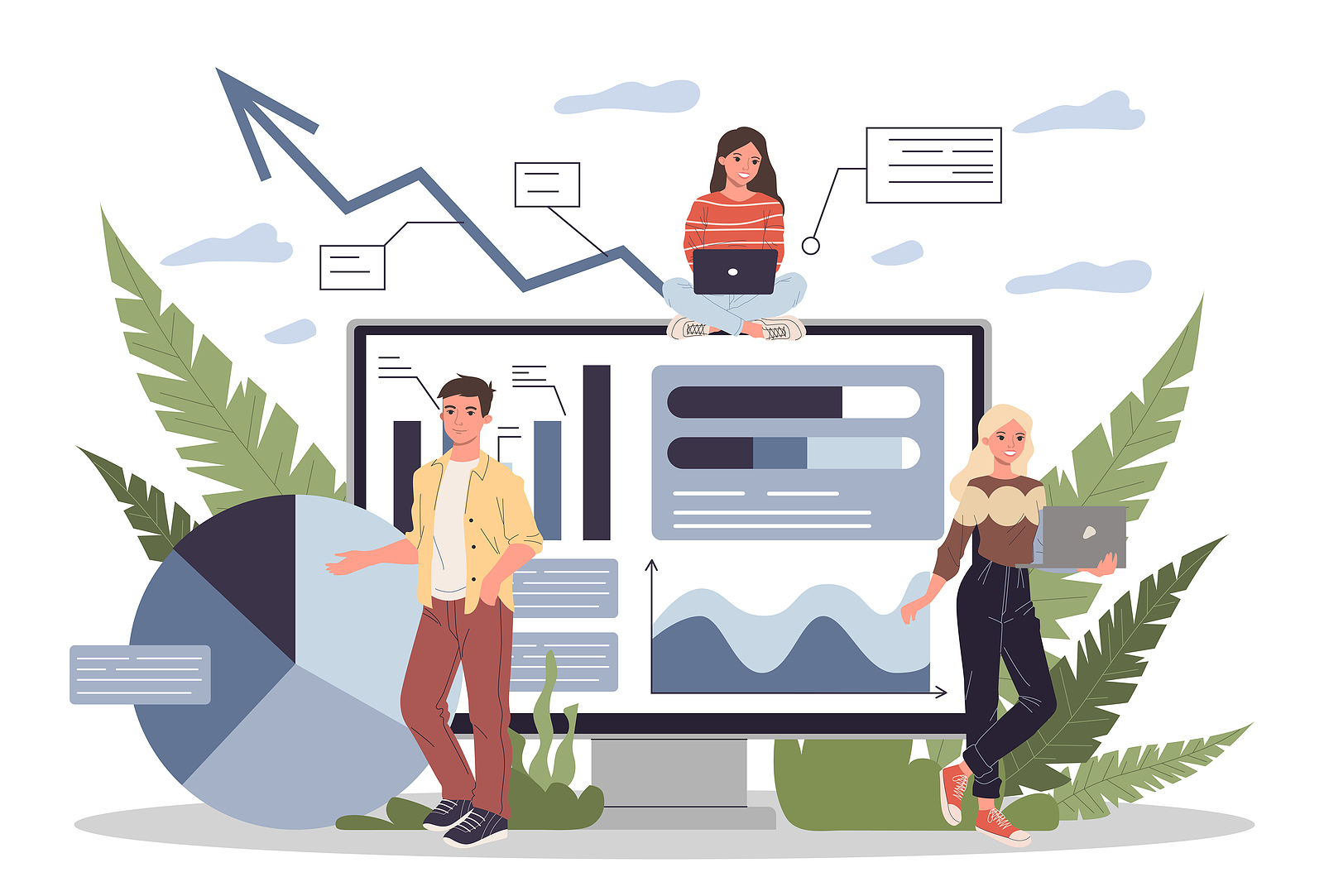 Bigstock Marketing Analysts Developing 348669700